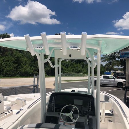Any boat specifically designed for fishing in salt water.