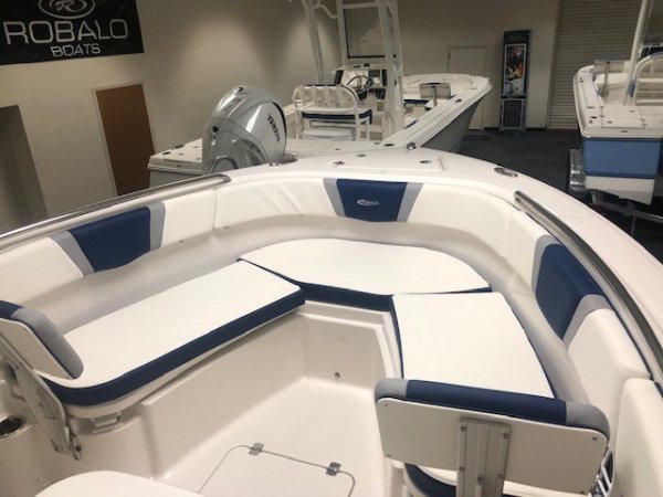 A ROBALO R230 is a Power and could be classed as a Center Console, Fish and Ski, Freshwater Fishing, Saltwater Fishing, Ski Boat, Sport Fisherman,  or, just an overall Great Boat!