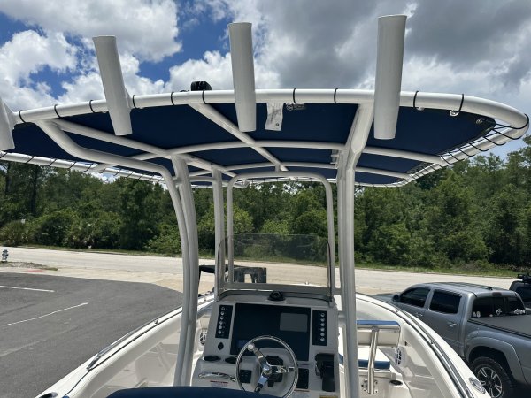 Fish and ski boats combine many features needed to fish as well as ski.  They will have storage bins for fishing tackle, and a ski pylon to pull skiers with.